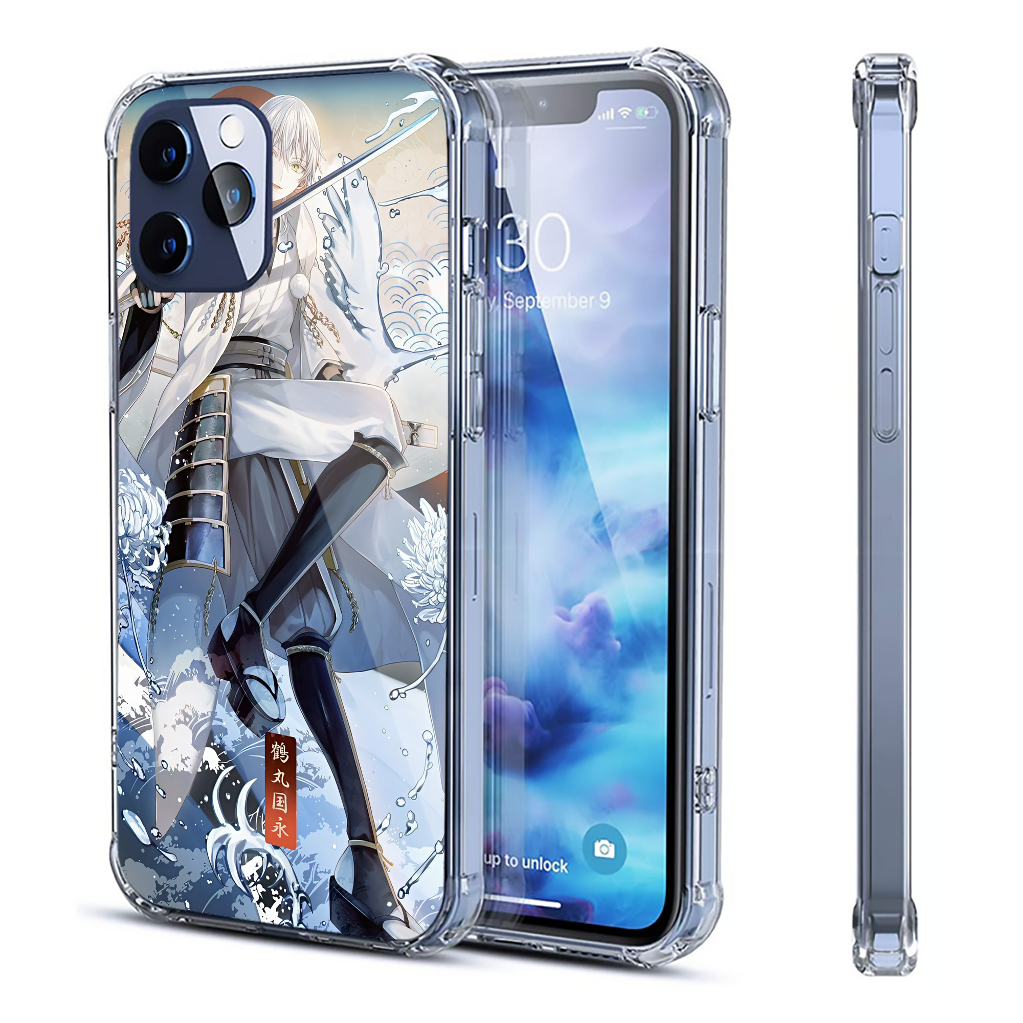 （画像用） 刀剣乱舞 Touken Ranbu 【iPhone 12シリーズ対応】透明スマホケース（クリアソフトケース）